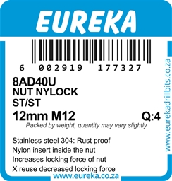 8AD40 - Nylock Nut ST/ST -8AD40_label_T